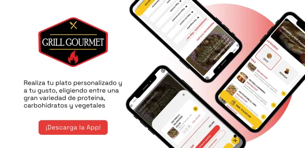 GRILL — Plataforma móvil de pedidos para Cocina Grill Gourmet